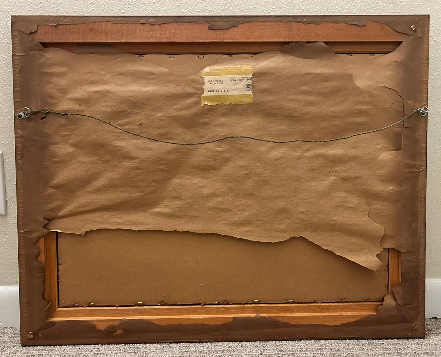 Vintage 1970’s "Ruddy Duck" Framed Lithograph Print by Reid Kolman (American) (Academy Arts)