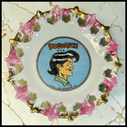 Vintage 1968 American Dogpatch USA Amusement Park Souvenir Ceramic Plate