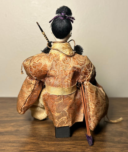 Early 20th Century Japanese Hinamatsuri Ningyo Imperial Court Empress Doll (Meiji Period)