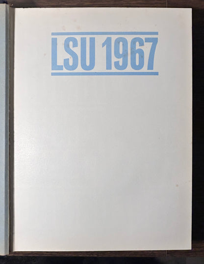 Vintage 1967 LSU Tigers Gumbo Yearbook (Louisiana State University)