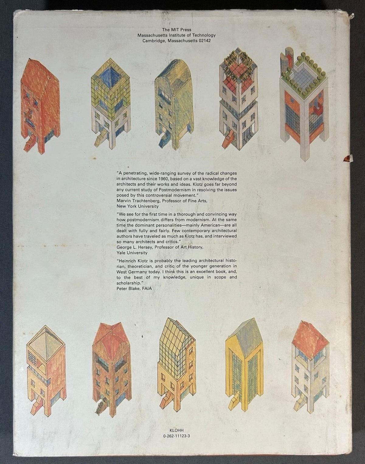 Vintage 1988 “The History of Postmodern Architecture” by Heinrich Klotz Hardcover Book