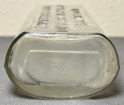 Circa 1900 American New Orleans Finlay Dicks & Co. Chillifuge Clear Glass Medicine Bottle