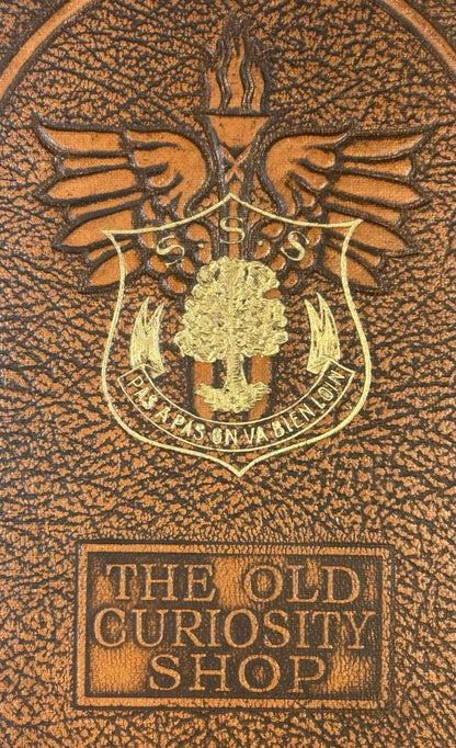 1930 “The Old Curiosity Shop” by Charles Dickens The World’s Classics Leather-bound Book
