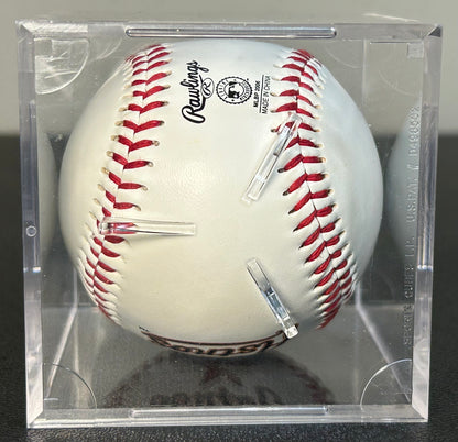 2006 Houston Astros Souvenir Rawlings Major League Baseball in Acrylic Display Case