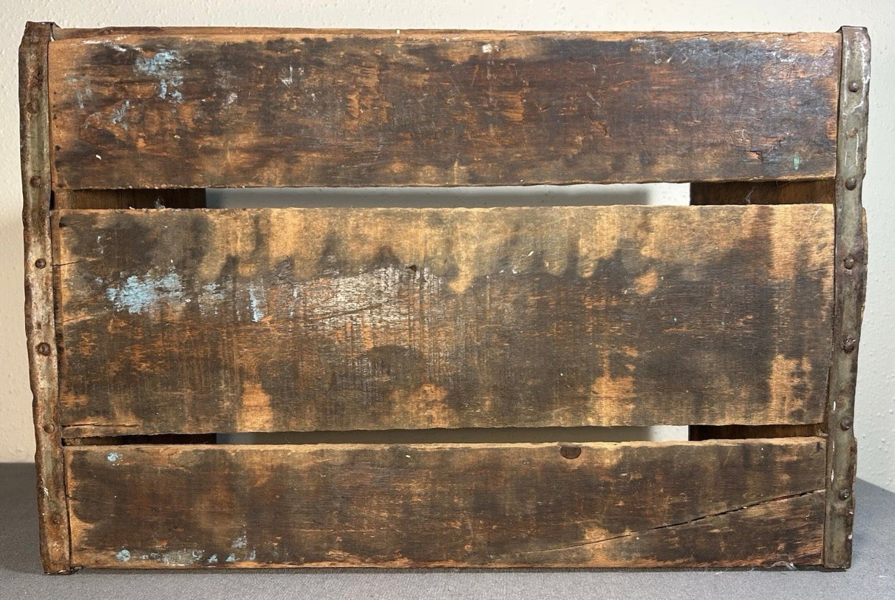 1940’s New Orleans Regal Beer American Brewing Company Wooden/Metal Strapped 24-Bottle Beverage Shipping Crate