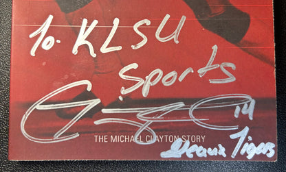 "Chasing My Rookie Year: The Michael Clayton Story” Paperback Book (Signed Copy)