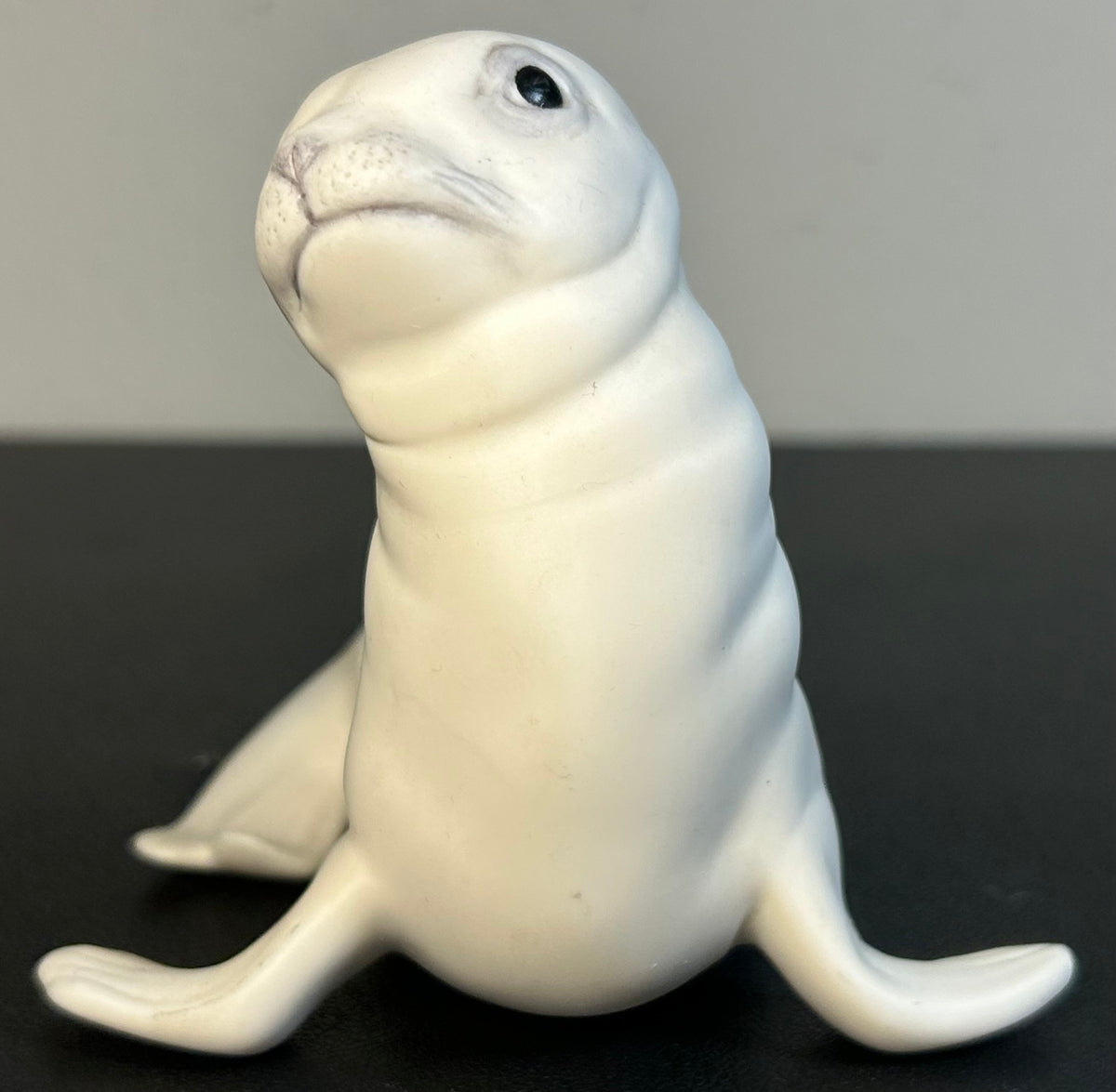 Vintage 1982 American Cybis Bisque Porcelain Seal Figurine