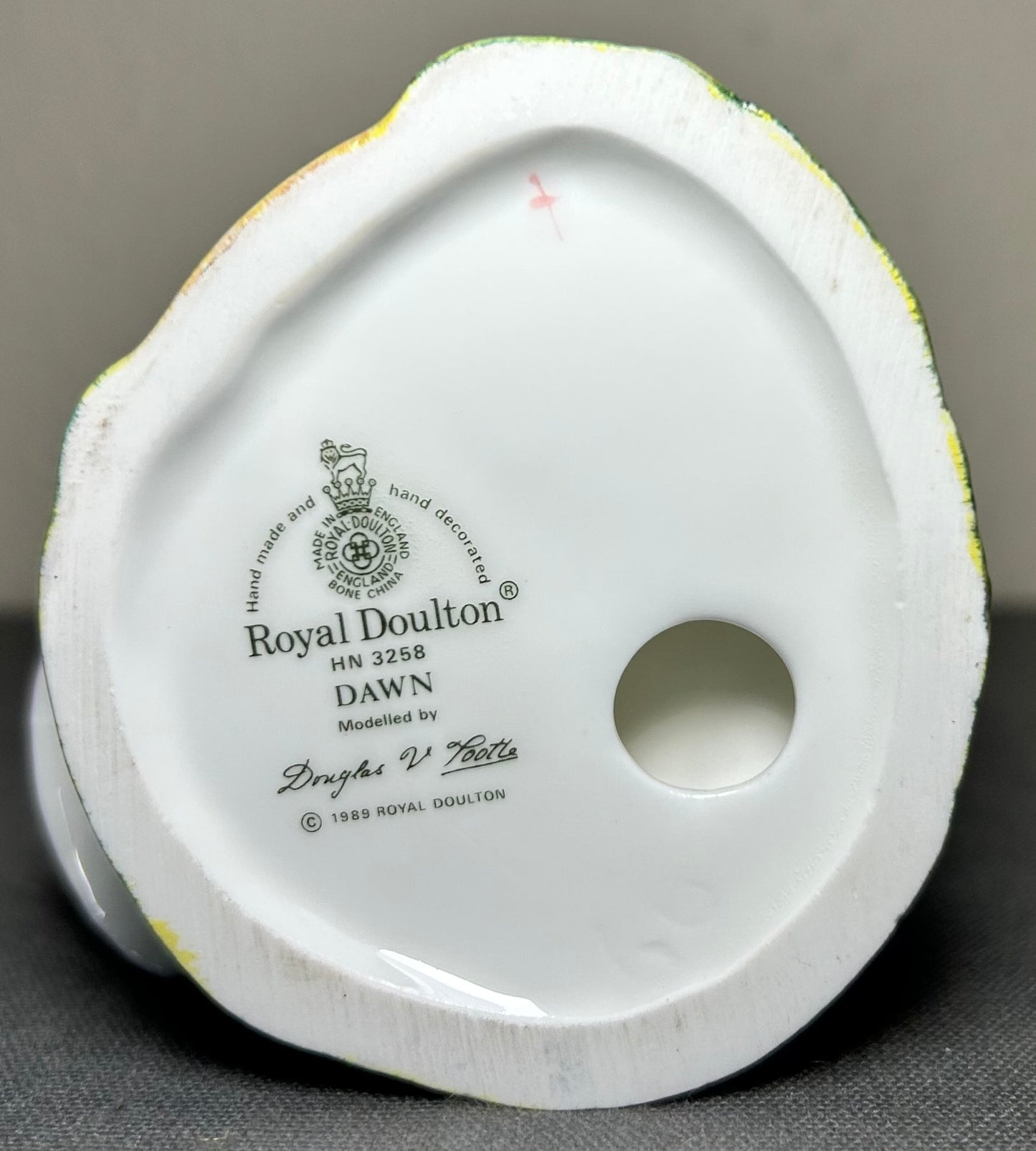 Vintage 1989 English Royal Doulton Porcelain Dawn Figurine (HN 3528) (Retired)