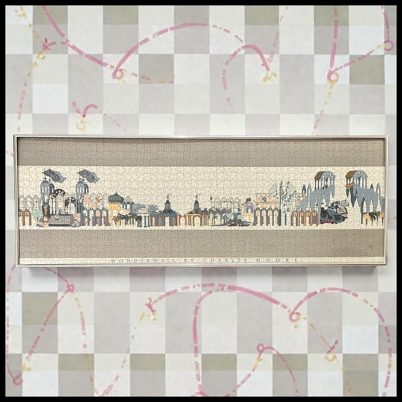 Vintage 1984 Louisiana World Exposition Wonderwall Framed Puzzle