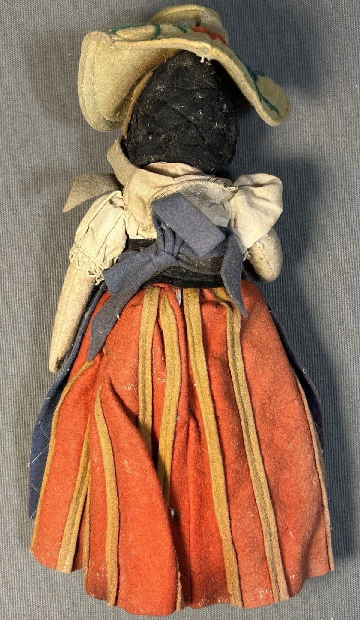 1930’s Italian Lenci Mascotte Series Woman Painted Felt Doll