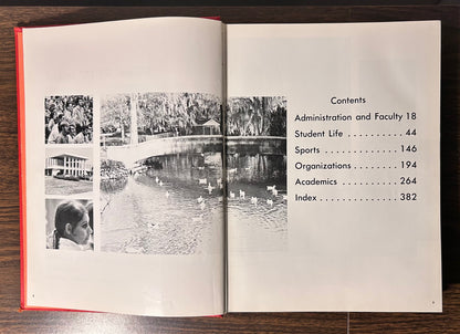Vintage 1971 Louisiana State University at New Orleans Trident Yearbook (LSUNO)