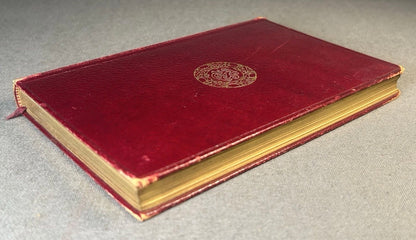 1909 “Poems” by Robert Louis Stevenson Leather-bound Book with Pressed Wildflower Specimens