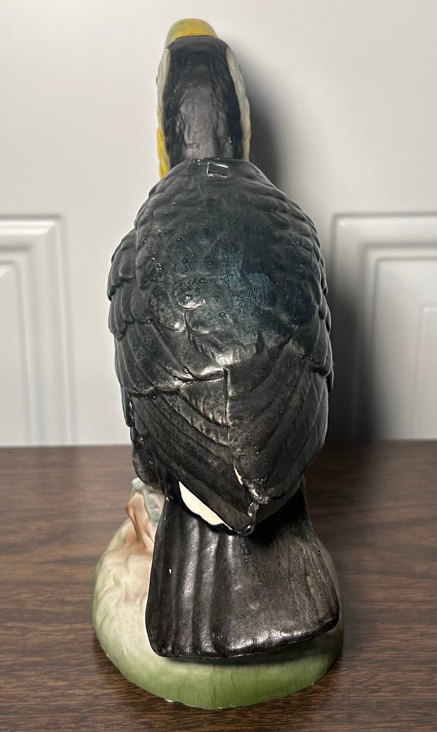 Vintage 1960’s Busch Gardens Los Angeles Souvenir Chalkware Toucan Bird Nodder