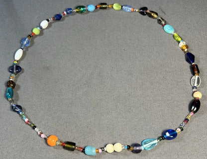 Handmade Artisan Studio Art Glass Choker Necklace