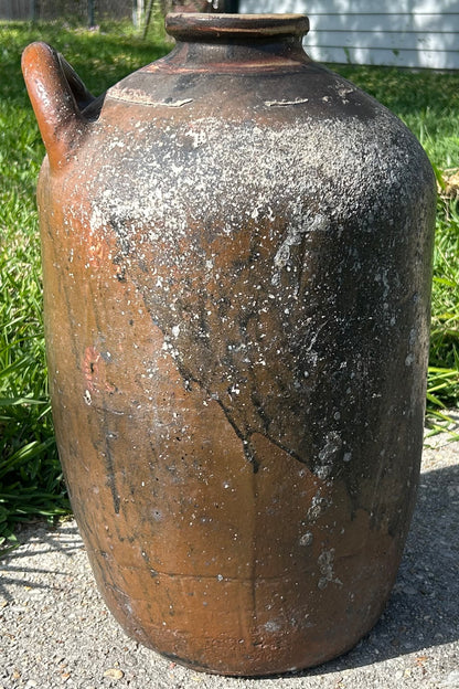 Late 19th Century American Southern Alkaline Glazed Stoneware 6 Gallon Storage Jar (Catawba Valley, North Carolina)