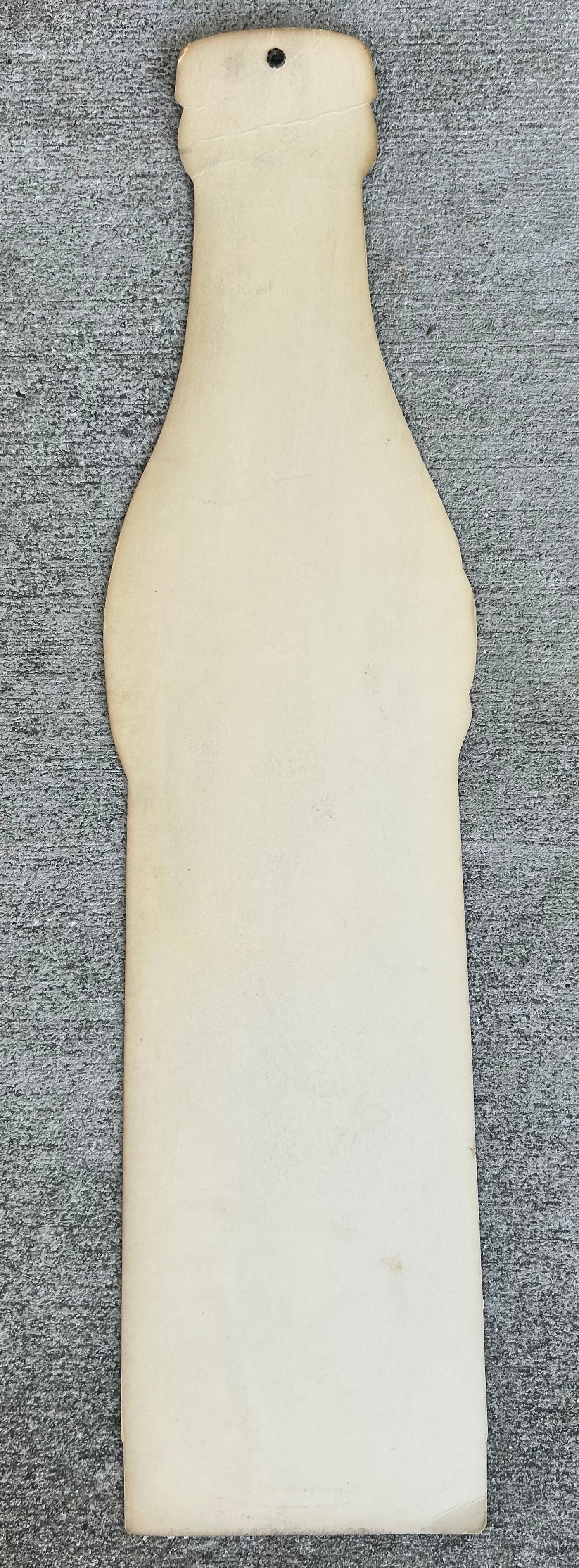 Vintage 1950’s American Pal Ade Soda Bottle Hanging Die-Cut Cardboard Advertising Sign