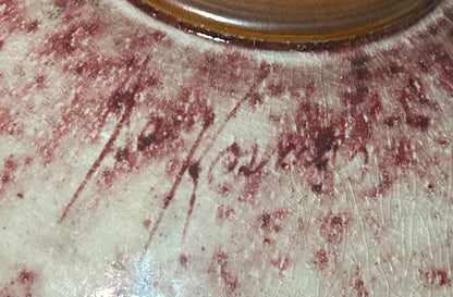 Vintage 1980’s American Contemporary Style Gary Kosmas Art Pottery Clay Rotund Vase