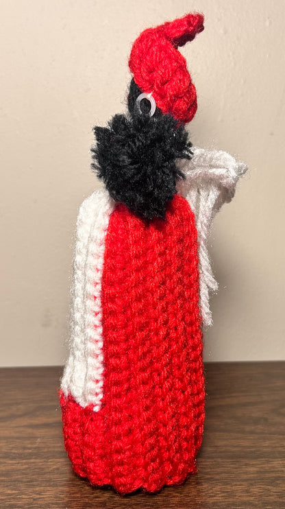 Vintage Mid 20th Century Handmade Black Americana Mammy Yarn Doll