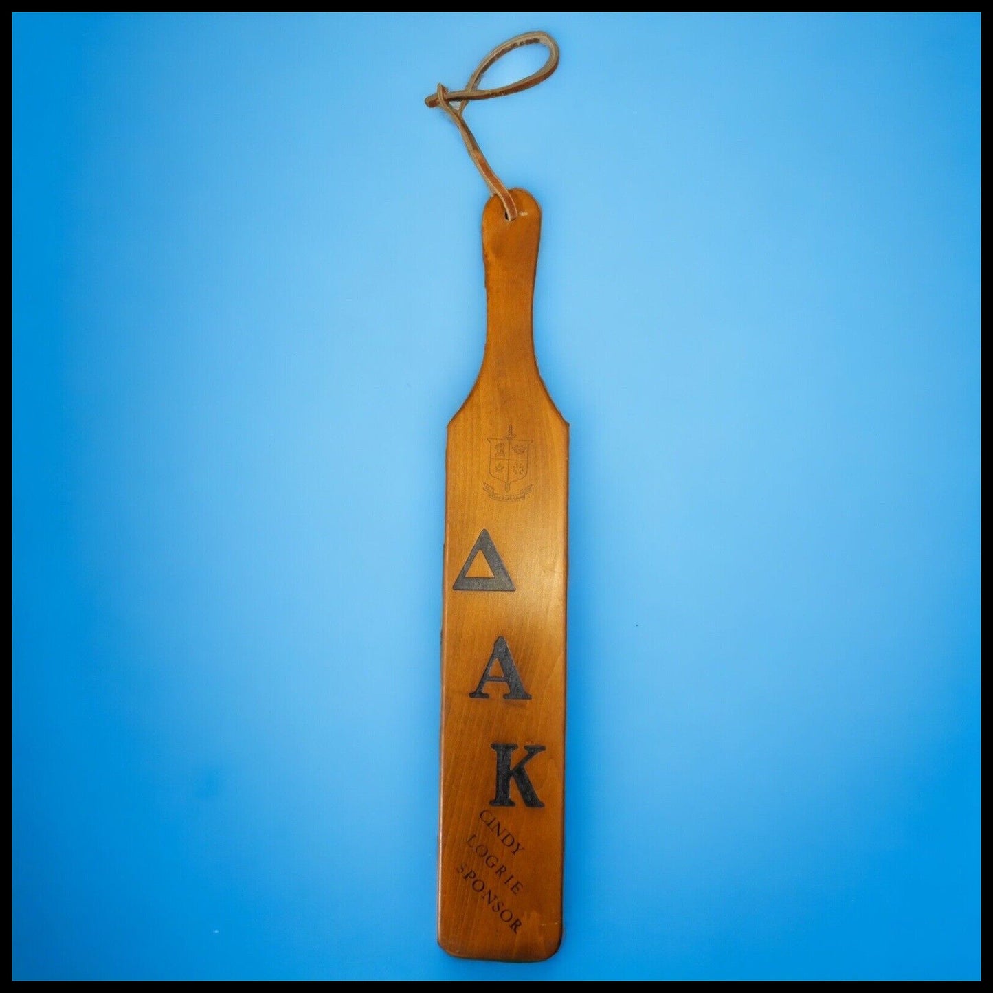 Vintage 1966 Delta Alpha Kappa Wooden College Sorority Paddle