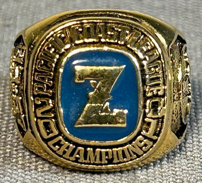 Vintage 2001 New Orleans Zephyrs Baseball Pacific Coast League Championship Coca-Cola Promotional Ring