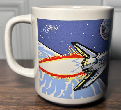 Vintage 1980’s Alabama Space and Rocket Center Huntsville Ceramic Souvenir Coffee Mug