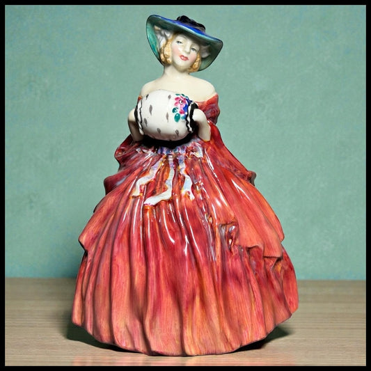 1943 English Royal Doulton Porcelain Genevieve Figurine (HN 1962) (Retired)