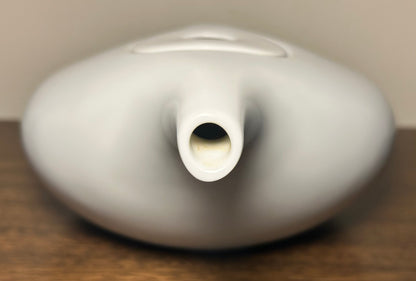 Vintage 1970 German Mid Century Modern Rosenthal Studio Line Porcelain White Drop Form Teapot by Luigi Colani