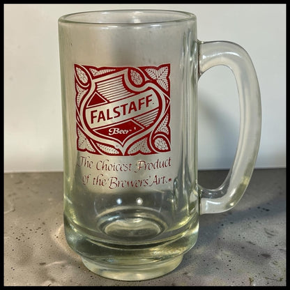 Vintage 1960’s American Falstaff Beer The Choicest Product of the Brewers Art’ Glass Mug