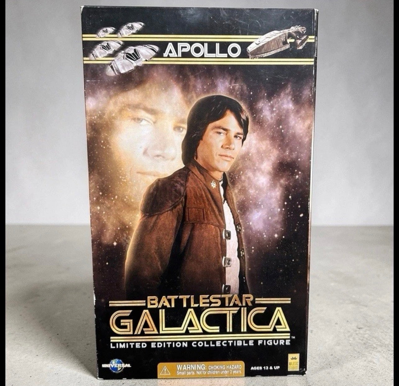 Majestic Studios Battlestar Galactica Apollo 12-Inch Limited Edition Collectible Action Figure in Box (2006)