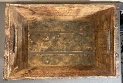 1940’s New Orleans Regal Beer American Brewing Company Wooden/Metal Strapped 24-Bottle Beverage Shipping Crate