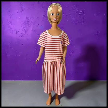 Vintage 1992 Mattel My Size Barbie Doll Made in Mexico with Contemporary Dress