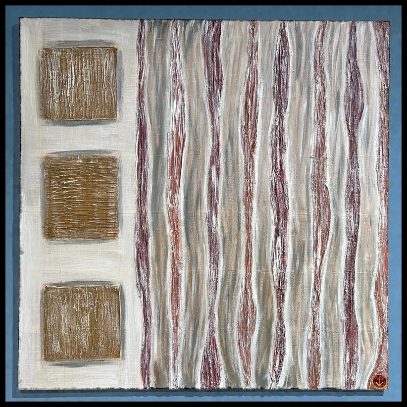 Maylia G. Trahan - “I Am- Creator” Contemporary Style Framed Acrylic Painting on Canvas (Louisiana) (2015)