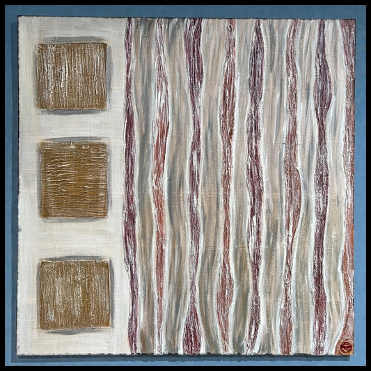 Maylia G. Trahan - “I Am- Creator” Contemporary Style Framed Acrylic Painting on Canvas (Louisiana) (2015)