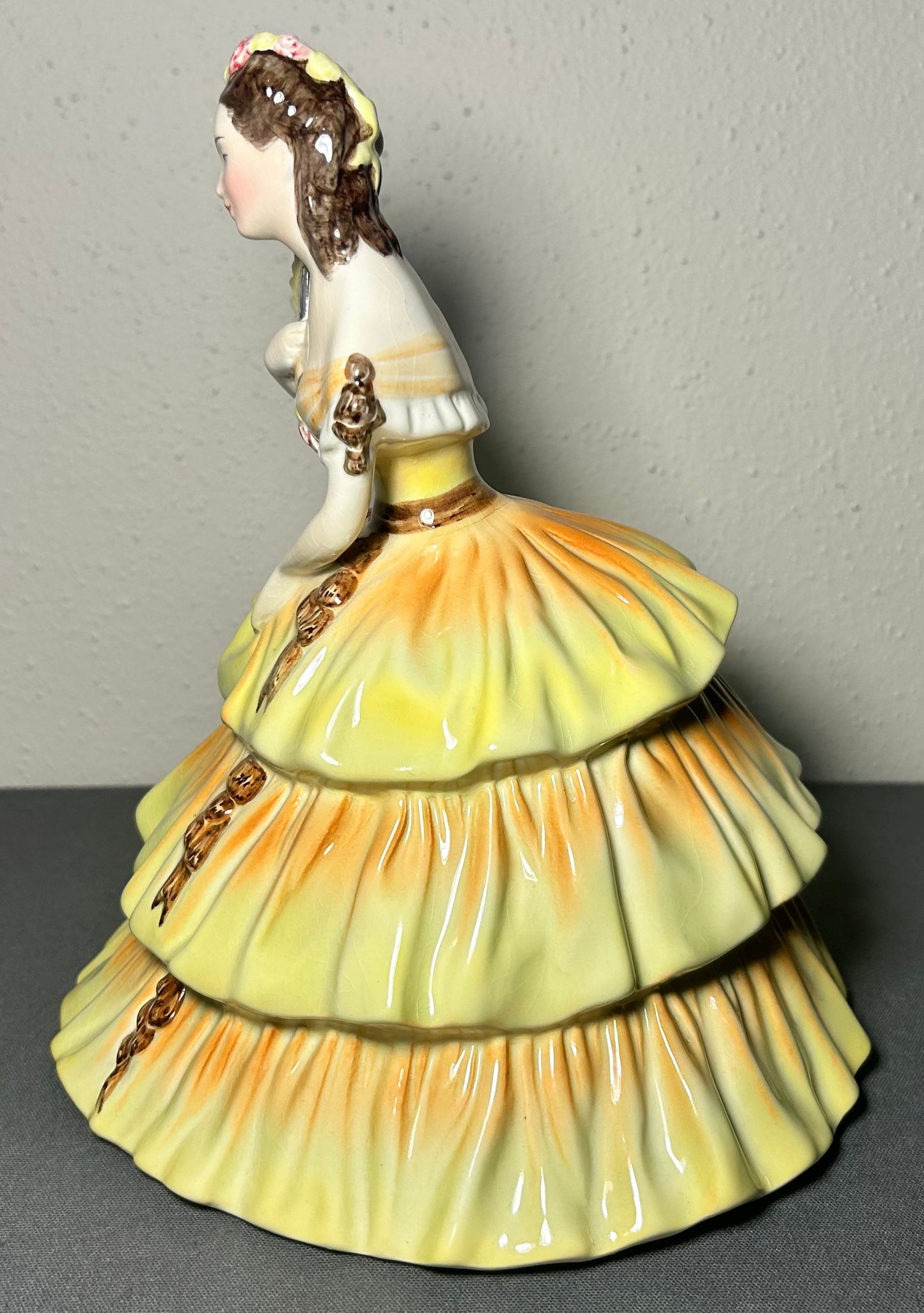 Vintage 1950’s American Goldscheider Everlast Ceramic Southern Belle Figurine