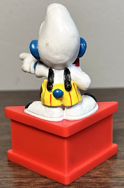 Vintage 1980’s Schleich Peyo Smurfs This Place is Like a 3-Ring Circus Figurine Toy
