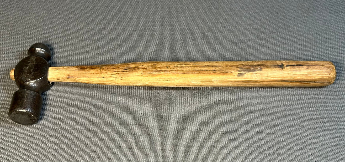 Vintage 1950’s American Fairmount Steel Head/Wooden Handle Ball Pein Hammer Tool