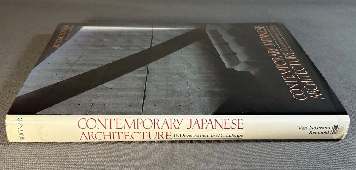 Vintage 1985 “Contemporary Japanese Architecture: Its Development and Challenge” by Botond Bognor Hardcover Book (Signed Copy)