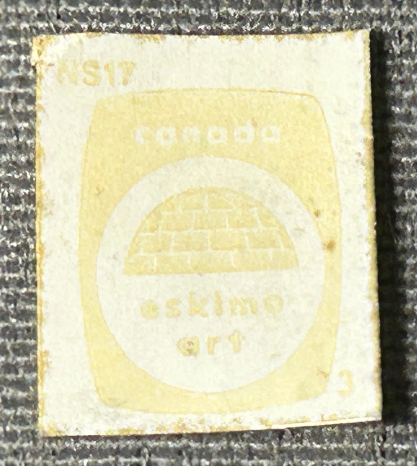 Vintage Canadian Inuit Beluga Whale Serpentine Stone Carving by Nooshoota Paduq (1979)