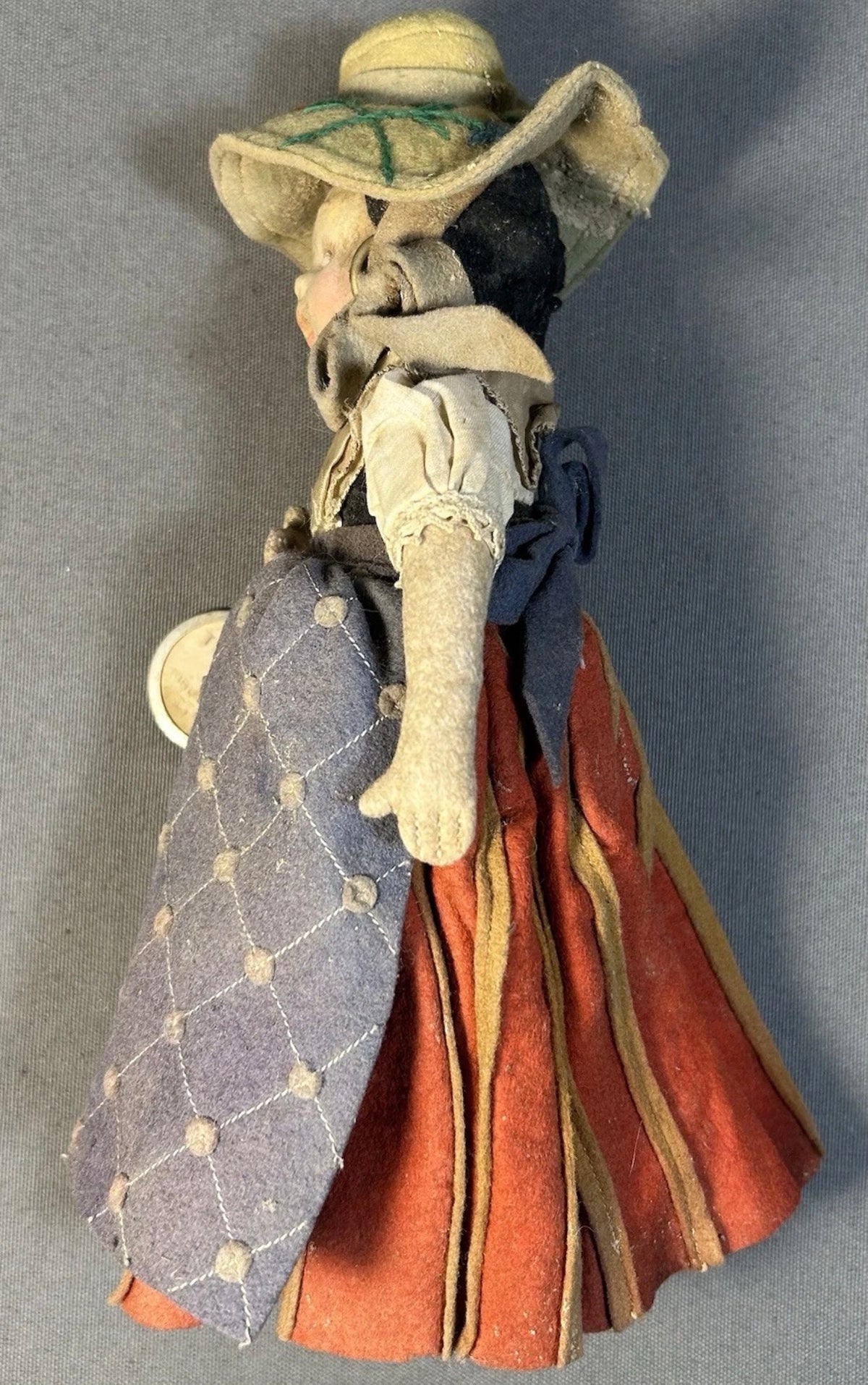 1930’s Italian Lenci Mascotte Series Woman Painted Felt Doll