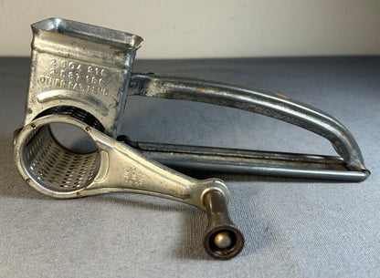 Vintage 1950’s American Mouli Metal Rotary Hand Grater Kitchen Tool