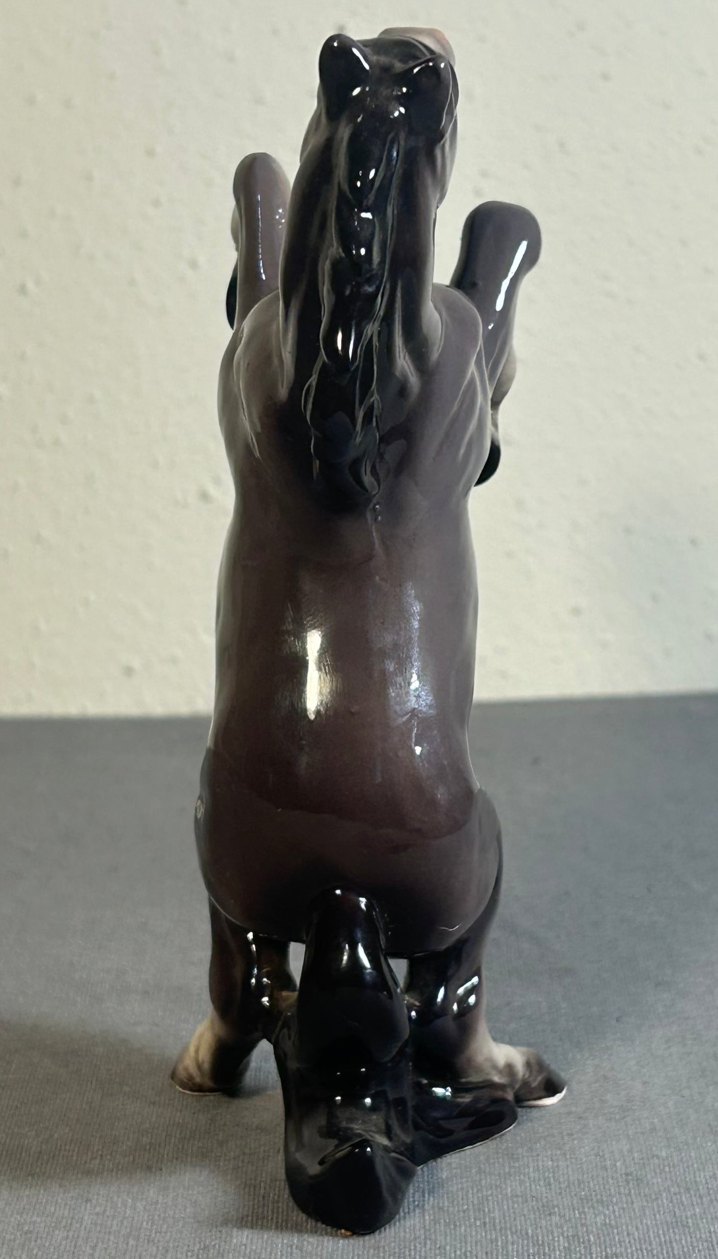 Vintage 1960’s Ceramic Rearing Horse Figurine Made in Japan