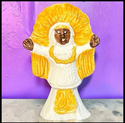 Vintage 1994 American Haydel’s Bakery New Orleans Mardi Gras Bisque Porcelain Indian Doll