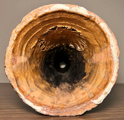 Vintage 1960’s American Mid Century Modern Glazed Earthenware Clay Figural Woman Tealight Votive Sculpture