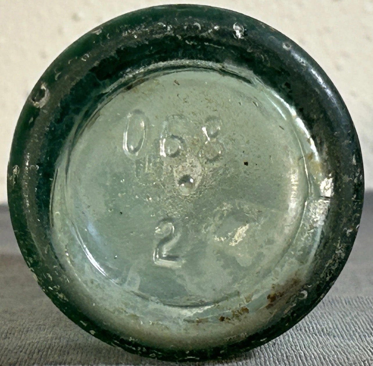 Early 20th Century American Houston Ice & Brewing Co. Aqua Glass Beer Bottle