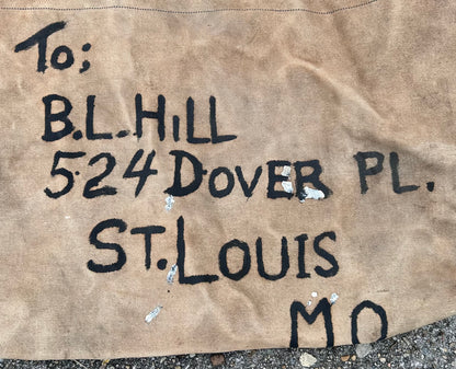 1940’s World War II Era American U.S. Navy Canvas Duffel Seabag