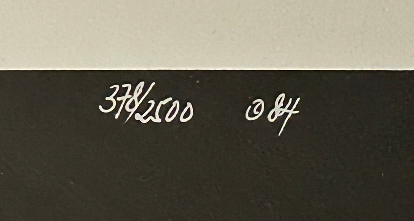 Karl Eisler - “Deco Vase” Signed Framed Limited Edition Serigraph Print (#378/2500) (1984) (American)