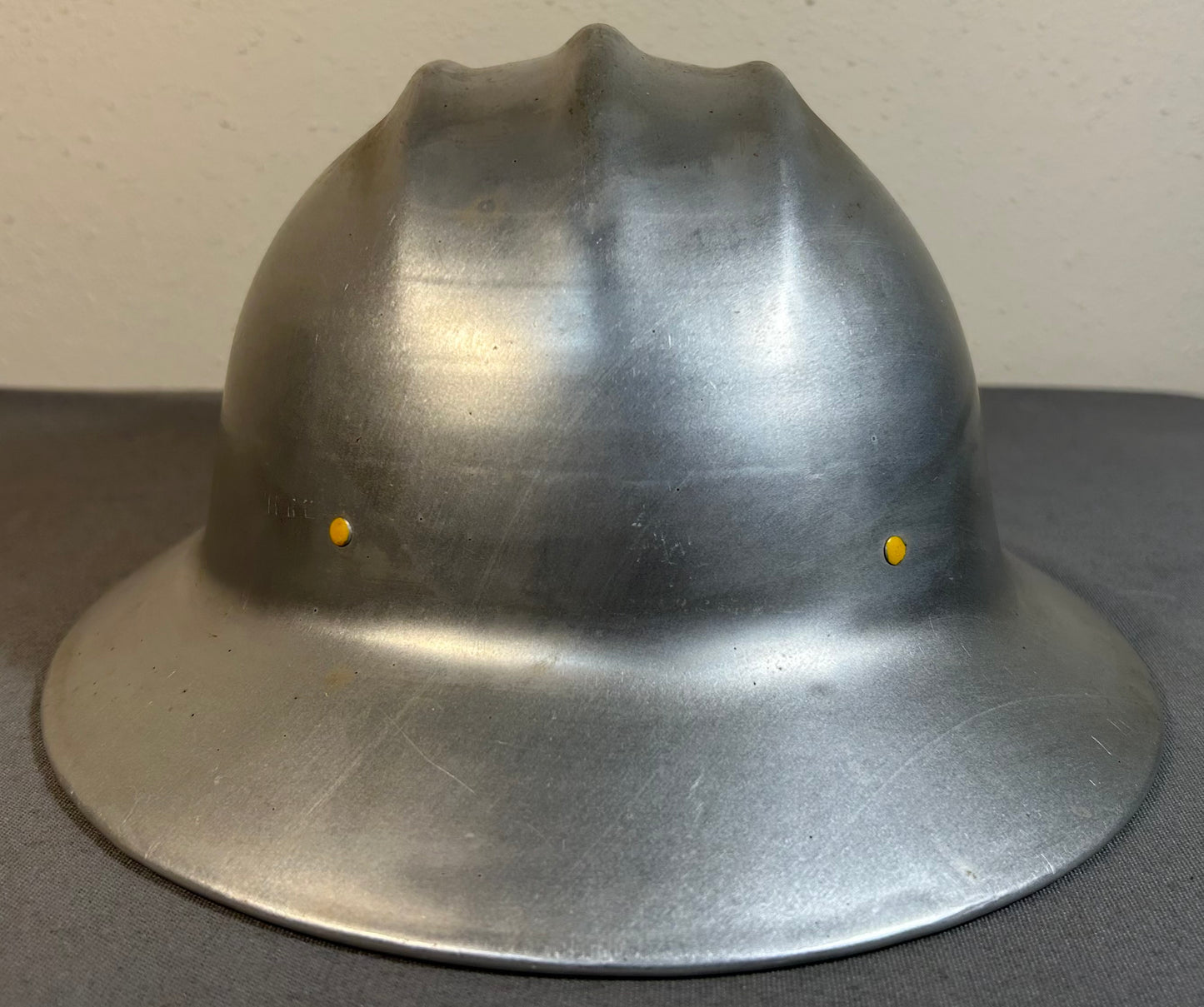 Vintage 1950’s American E.D. Bullard Co. Hard Boiled Aluminum Hard Hat
