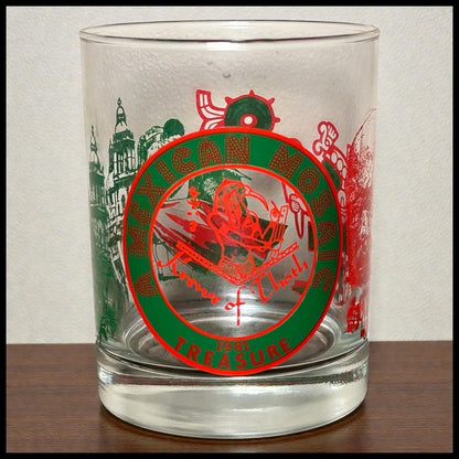 Vintage 1981 Krewe of Thoth “A Mexican Mosaic” Lowball Glass (New Orleans Mardi Gras)