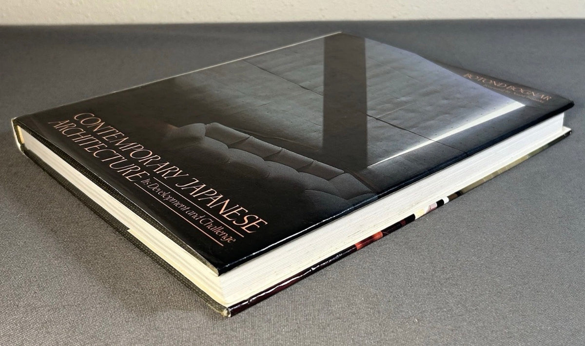 Vintage 1985 “Contemporary Japanese Architecture: Its Development and Challenge” by Botond Bognor Hardcover Book (Signed Copy)