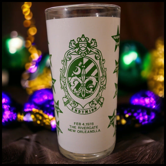 Vintage 1978 Endymion Extravaganza Highball Glass (New Orleans Mardi Gras)